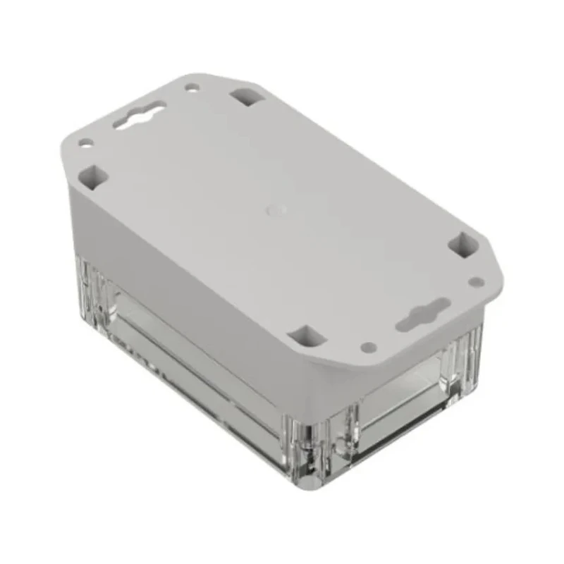 RS PRO Light Grey Transparent Lid Polycarbonate Enclosure IP65 60.2 mm x 121.4 mm x 81.6 mm 206-9098
