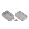 RS PRO Light Grey Transparent Lid Polycarbonate Enclosure IP65 60.2 mm x 121.4 mm x 81.6 mm 206-9098