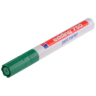 Edding Green 4 mm Paint Marker Pen for use with Glass, Plastic, Metal, Wood 750-004