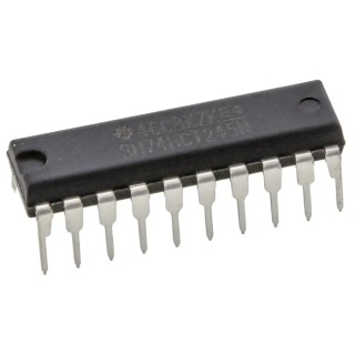 Texas Instruments Bus Transceiver 8-Bit Non-Inverting CMOS, 20-Pin PDIP SN74HCT245N