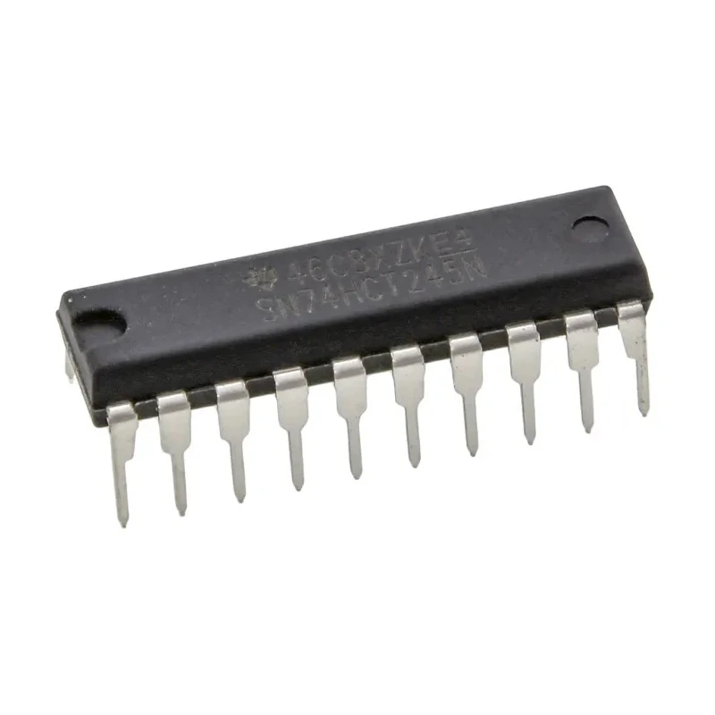 Texas Instruments Bus Transceiver 8-Bit Non-Inverting CMOS, 20-Pin PDIP SN74HCT245N