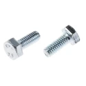 RS PRO Bright Zinc Steel Hex Bolt M4 x 10 mm Grade 8.8 Steel DIN 933 525-789