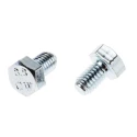 RS PRO Bright Zinc Steel Hex Bolt M5 x 8 mm, Grade 8.8, DIN 933, Zinc Plated 525-818