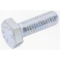 RS PRO Bright Zinc Steel Hex Bolt M5 x 12 mm Grade 8.8 DIN 933 525-824