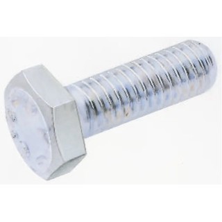 RS PRO Bright Zinc Steel Hex Bolt M5 x 12 mm Grade 8.8 DIN 933 525-824