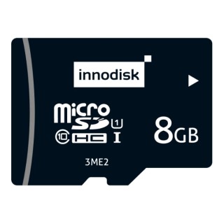 InnoDisk Industrial Grade 8 GB MicroSDHC UHS-I U1 Class 10 Memory Card DESDM-08GE21SWASK
