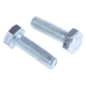 RS PRO Bright Zinc Steel Hex Bolt M6 x 20 mm 8.8 Grade DIN 933 525-874