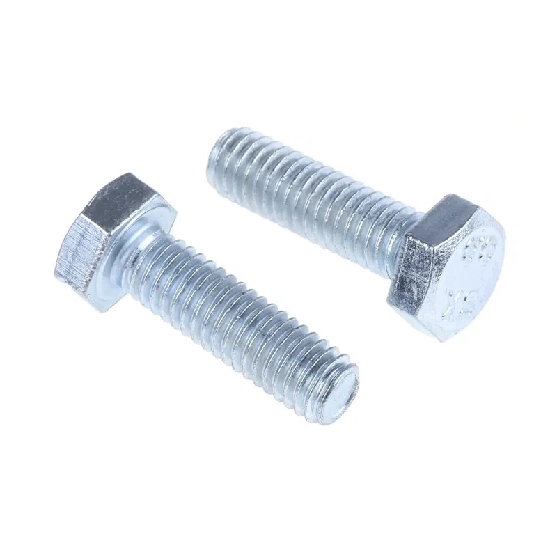RS PRO Bright Zinc Steel Hex Bolt M6 x 20 mm 8.8 Grade DIN 933 525-874
