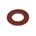 RS PRO Vulcanised Fibre Washers M5, Red, 10mm External Diameter, 0.8mm Thickness, RoHS Compliant 526-372