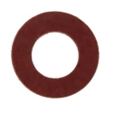 RS PRO Vulcanised Fibre Washers M5, Red, 10mm External Diameter, 0.8mm Thickness, RoHS Compliant 526-372