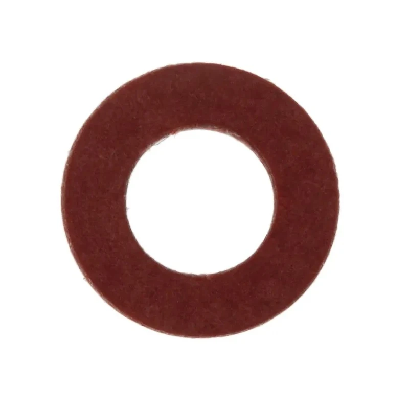 RS PRO Vulcanised Fibre Washers M5, Red, 10mm External Diameter, 0.8mm Thickness, RoHS Compliant 526-372