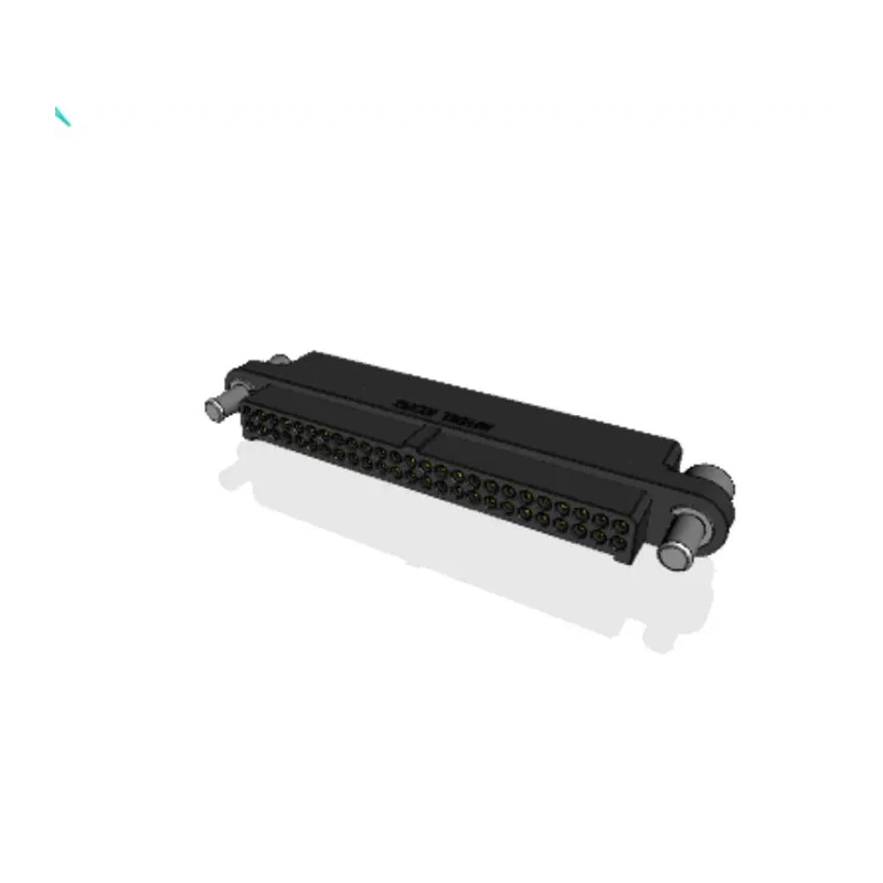 Amphenol Socapex MHDAS Series Straight PCB Header 50 Contacts 1.27 mm Pitch 2 Row Shrouded MHDAS2M050AE01