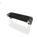 Amphenol Socapex MHDAS Series Right Angle PCB Header 40 Contacts 1.27mm Pitch 2 Row Shrouded MHDAS2M040YCE61