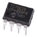 Microchip 5-Channel Inverting DC/DC Converter 8-Pin PDIP 1.5V to 15V 20mA TC7662BCPA
