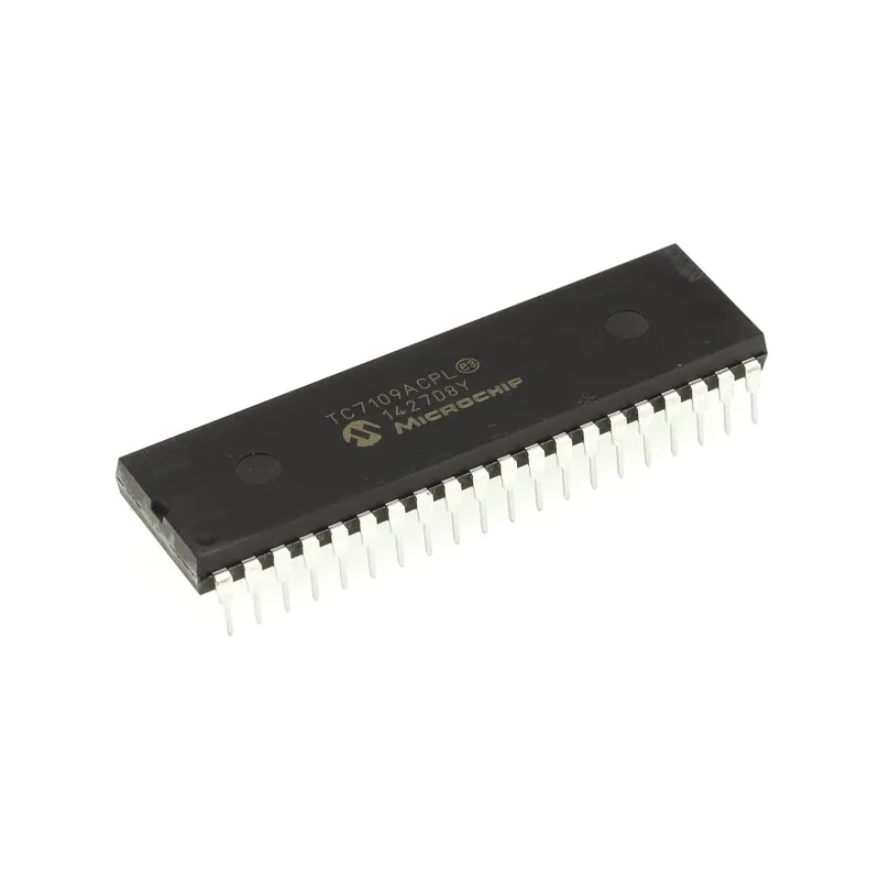Microchip 12-bit + Sign Dual Slope Analogue to Digital Converter 0.01 ksps, 40-Pin PDIP TC7109ACPL