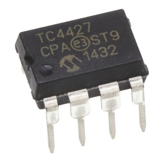 Microchip MOSFET Gate Driver Dual 1.5 A Output Current 8-Pin PDIP 18-22 V TC4427CPA