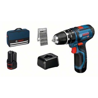 Bosch Cordless Drill Driver 12 V, 7 mm Chuck, 30 Nm Torque, 380/1300 rpm, Brushed Motor, Autolock Chuck 06019B690K