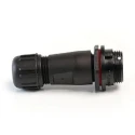 RS PRO Industrial Circular Connector 3 Contacts Cable Socket Female IP68 180V 5A Threaded Termination Solder RS PRO 207-0614
