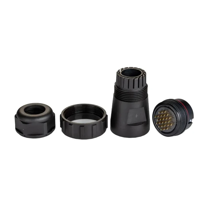 RS PRO Circular Connector, 26 Contacts, Cable Mount, Female Plug, IP68, 400V 5A, Threaded Coupling, Nylon 207-0702