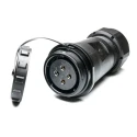 RS PRO Industrial Circular Connector 4 Contacts Cable Socket Female IP68 500V 10A 207-0746