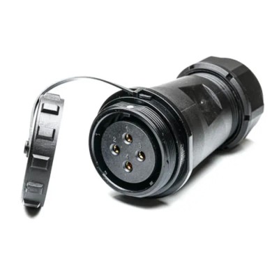 RS PRO Industrial Circular Connector 4 Contacts Cable Socket Female IP68 500V 10A 207-0746