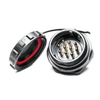 RS PRO Industrial Circular Connector 10 Contacts Rear Socket Male IP68 500V 10A 207-0752