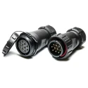 RS PRO Industrial Circular Connector 10 Contacts Cable Plug Socket Male/Female Threaded Solder Termination IP68 500V 25A IP68