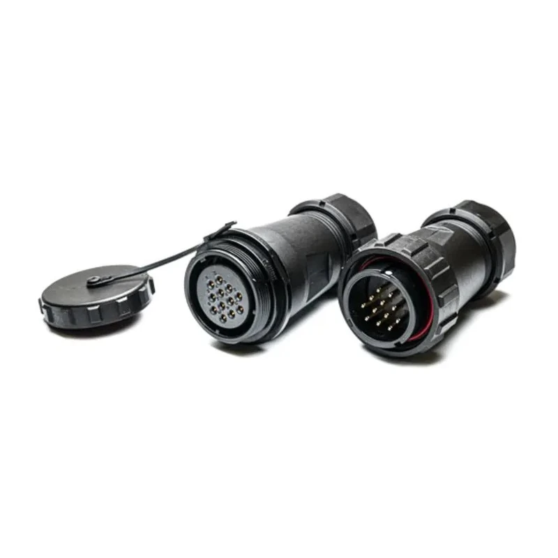 RS PRO Industrial Circular Connector 12 Contacts Cable Plug Socket Male Female Threaded Mating IP68 500V 10A IP68
