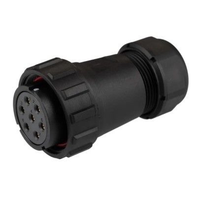 RS PRO Industrial Circular Connector 7 Contacts Cable Plug Female IP68 500V 10A 207-0711