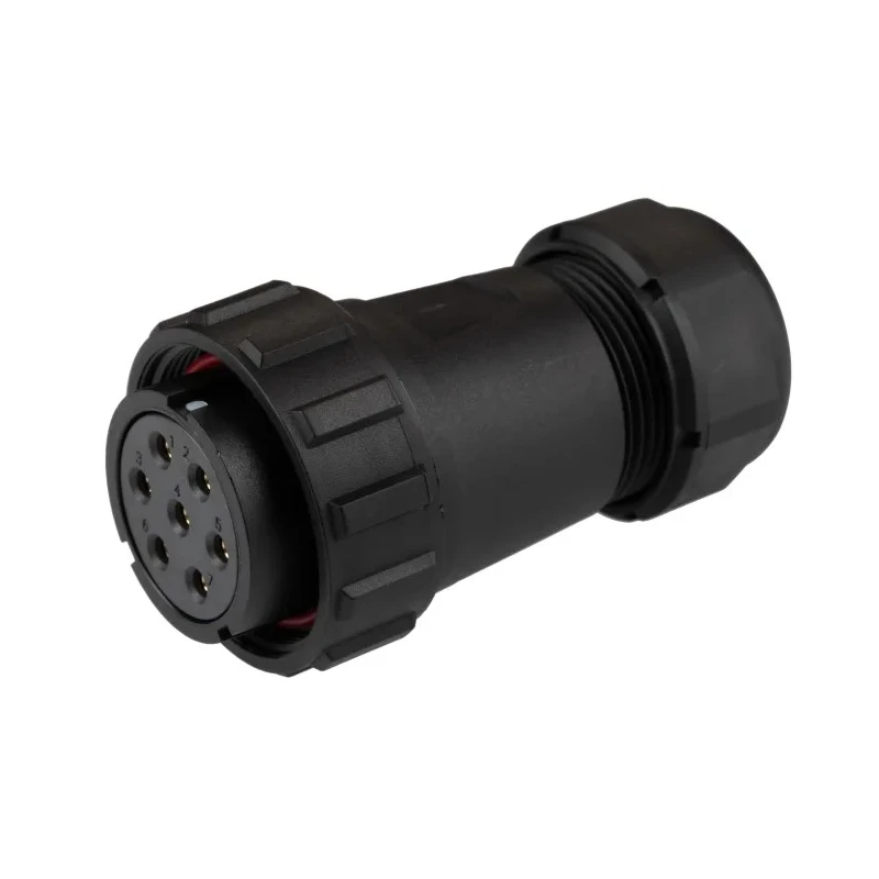 RS PRO Industrial Circular Connector 7 Contacts Cable Plug Female IP68 500V 10A 207-0711