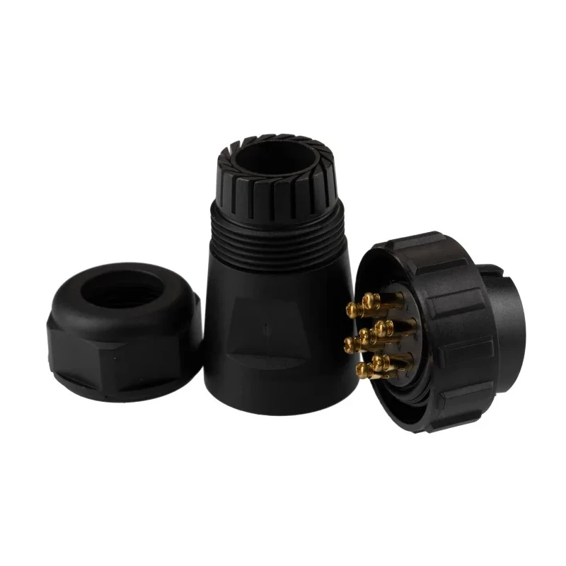 RS PRO Industrial Circular Connector 7 Contacts Cable Plug Female IP68 500V 10A 207-0711