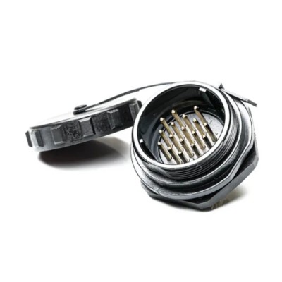 RS PRO Industrial Circular Connector, 17 Contacts, Rear Mount, Socket, Male, IP68, 500V, 10A, Nylon Polycarbonate 207-0755