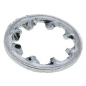RS PRO Steel Bright Zinc Internal Tooth Shakeproof Washer M6 DIN 6797J 526-619