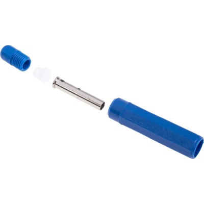RS Pro Blue Female Banana Socket Connector 4 mm, Solder Termination, 1 kV, 20 A, Nickel Plated Brass Contact 207-0874