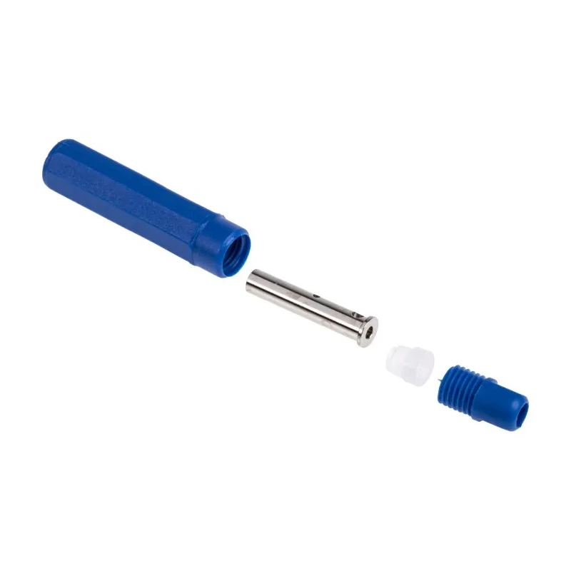 RS Pro Blue Female Banana Socket Connector 4 mm, Solder Termination, 1 kV, 20 A, Nickel Plated Brass Contact 207-0874