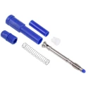 RS Pro Blue Male 4 mm Banana Plug Connector 1kV 20A Nickel Plated Brass Contact 207-0869