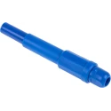 RS Pro Blue Male 4 mm Banana Plug Connector 1kV 20A Nickel Plated Brass Contact 207-0869