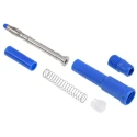 RS Pro Blue Male 4 mm Banana Plug Connector 1kV 20A Nickel Plated Brass Contact 207-0869