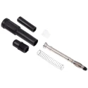 RS Pro Black Male 4 mm Banana Plug Connector, Solder Termination, 1kV, 20A, Nickel Plating 207-0868