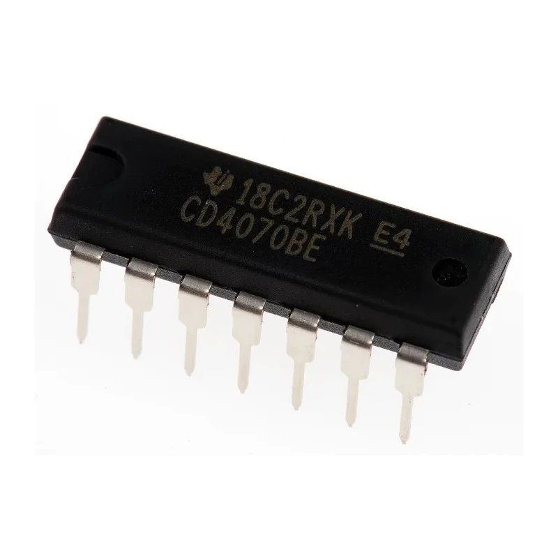 Texas Instruments 4 2-Input XOR Logic Gate, 14-Pin PDIP CD4070BE