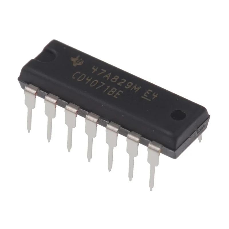 Texas Instruments 4 2-Input OR Logic Gate, CMOS 4000 Series, 14-Pin PDIP CD4071BE