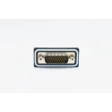 Norcomp HDF 26 Way Vertical 2.29 mm Pitch Surface D-Sub Connector with 4-40 Board Lock Male HDF-V26-113L051