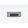 Norcomp HDF 44 Way Vertical 2.29 mm Pitch Surface Mount Male D-Sub Connector with 4-40 Board Lock HDF-V44-113L051