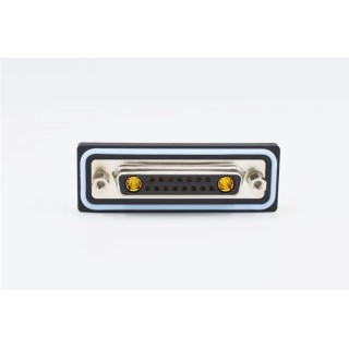 Norcomp CDF 25 Way Right Angle 2.77 mm Pitch Surface D-Sub Connector with 4-40 Screw Female CDFR17W2213L211