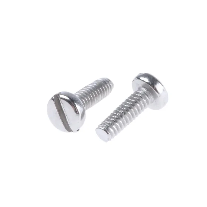 RS PRO Slot Pan Stainless Steel Machine Screw M2, 6 mm Length, A2 Grade 304 Stainless Steel 526-906