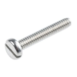 RS PRO Slot Pan Stainless Steel Machine Screw 12 mm M2 526-912