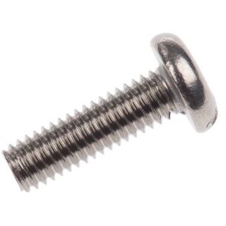 RS PRO Slot Pan Stainless Steel Machine Screw 10 mm M3 526-956