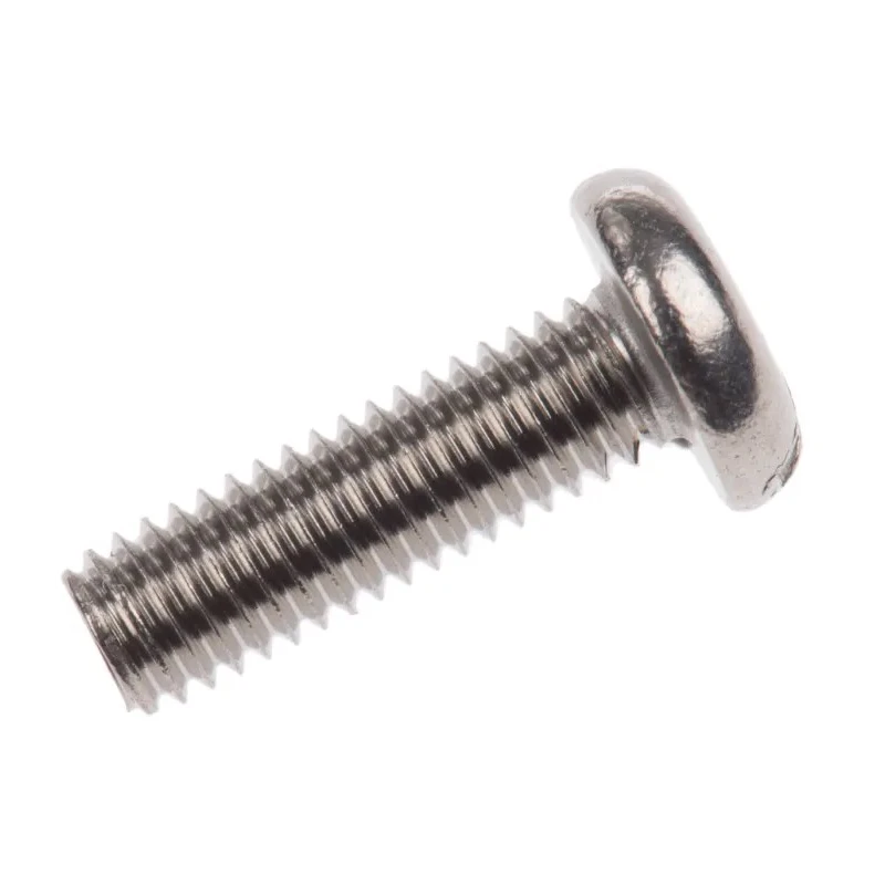 RS PRO Slot Pan Stainless Steel Machine Screw 10 mm M3 526-956