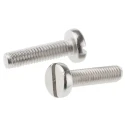RS PRO Slot Pan Stainless Steel Machine Screw 12 mm M3 526-962