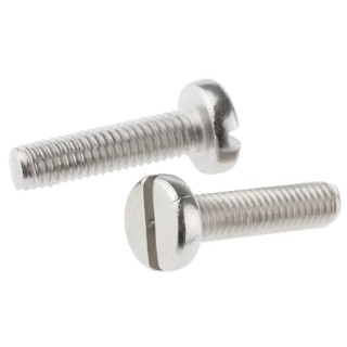RS PRO Slot Pan Stainless Steel Machine Screw 12 mm M3 526-962